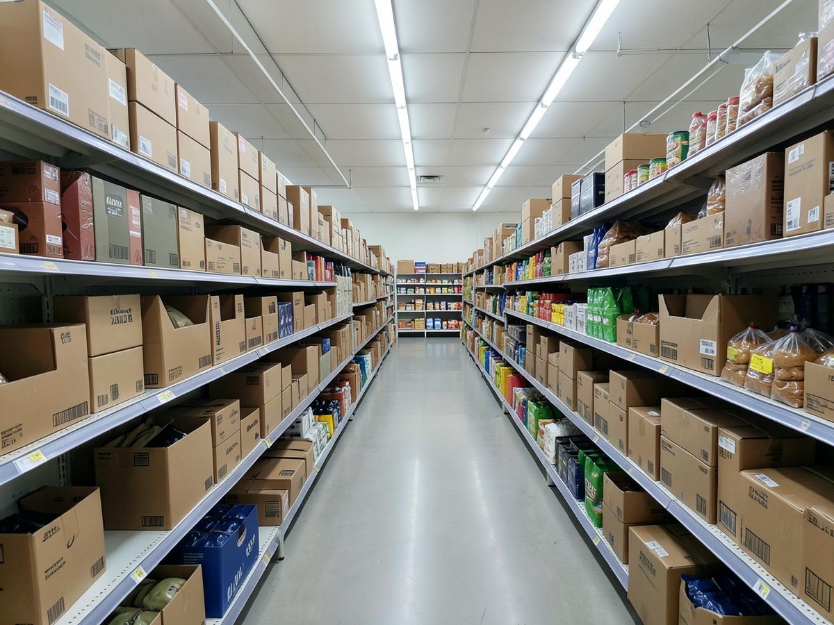 Supermercados e comércios